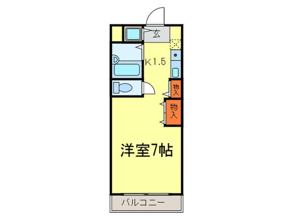 メゾン・ド・ソレイユの物件間取画像